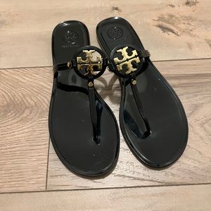 Tory Burch Black Miller Sandals